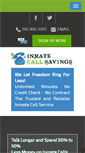 Mobile Screenshot of inmatecallsavings.com